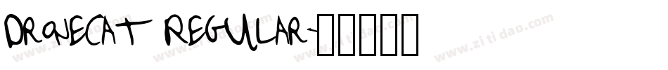Dronecat Regular字体转换